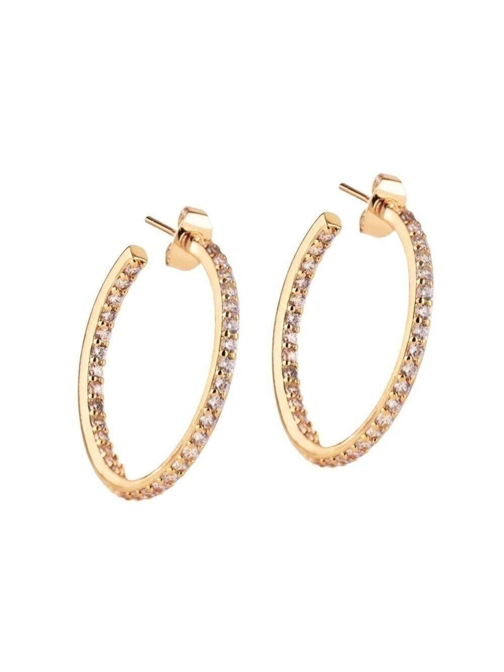 Crystal Haze From The Block Hoop Earrings - Picture 4 of 10
